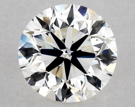 GIA 1.00 Carat H-VS1 Very Good Cut Round Diamond