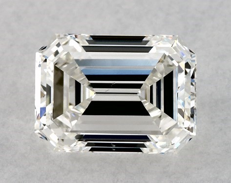 GIA 1.00 Carat H-VS2 Emerald Cut Diamond