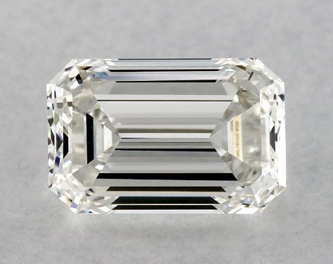 GIA 1.00 Carat H-VS2 Emerald Cut Diamond