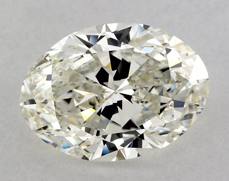 4.53 carat oval diamond, I VS2