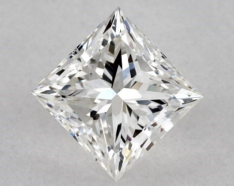 GIA 0.50 Carat G-VS1 Ideal Cut Princess Diamond