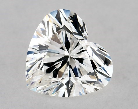 GIA 1.00 Carat G-VVS2 Ideal Cut Heart Diamond