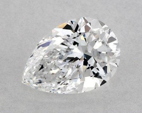 GIA 1.00 Carat D-VS1 Very Good Cut Pear Diamond