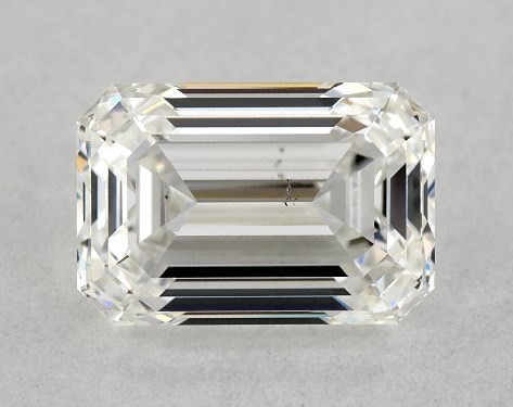 GIA 1.00 Carat H-VS2 Emerald Cut Diamond