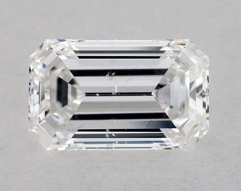 GIA 0.75 Carat E-SI1 Good Cut Emerald Diamond