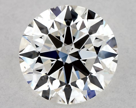 GIA 0.76 Carat H-VS2 Excellent Cut Round Diamond