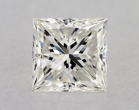GIA 1.00 Carat J-SI1 Very Good Cut Princess Diamond