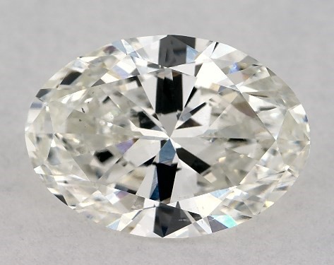 GIA 1.00 Carat H-VS2 Oval Cut Diamond