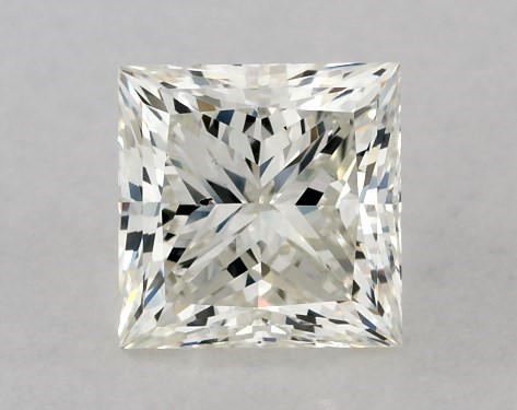 GIA 1.00 Carat K-SI1 Ideal Cut Princess Diamond