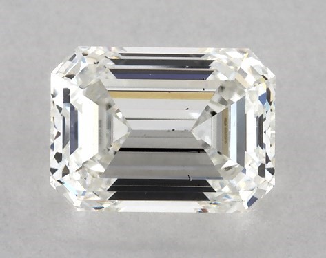 GIA 1.00 Carat H-VS2 Emerald Cut Diamond