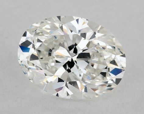 GIA 1.00 Carat H-VS2 Oval Cut Diamond