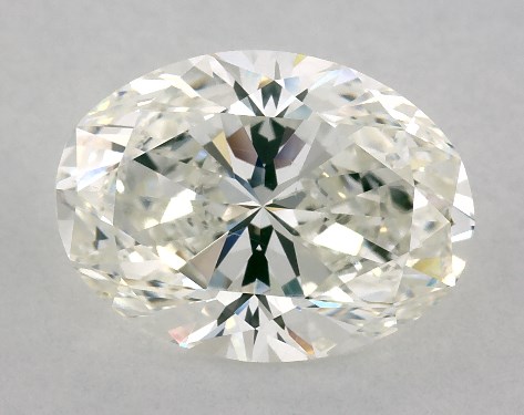 GIA 4.00 Carat I-SI1 Very Good Cut Oval Diamond