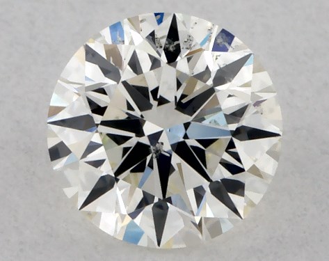 GIA 0.30 Carat J-SI2 Very Good Cut Round Diamond