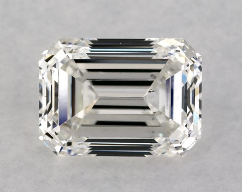 GIA 1.01 Carat H-VS2 Emerald Cut Diamond