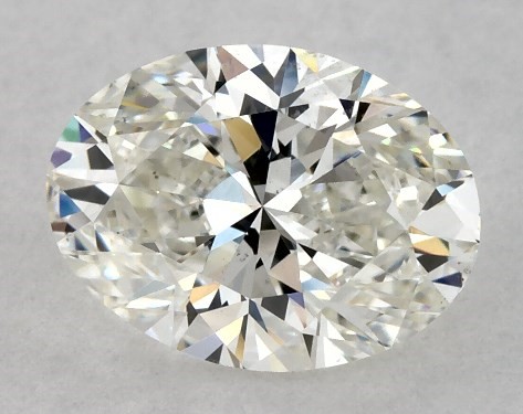 GIA 1.00 Carat H-VS2 Oval Cut Diamond