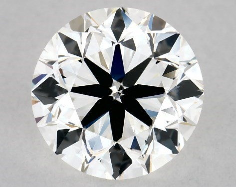 GIA 1.00 Carat H-VS1 Very Good Cut Round Diamond