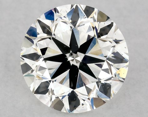 GIA 0.90 Carat H-SI1 Very Good Cut Round Diamond