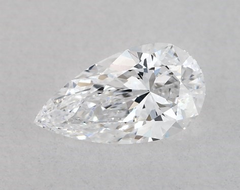 GIA 0.23 Carat D-SI1 Very Good Cut Pear Diamond