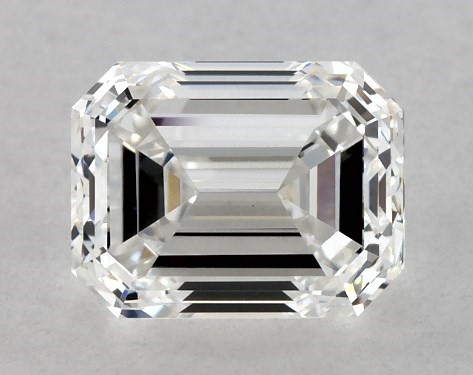 GIA 1.00 Carat H-VS1 Emerald Cut Diamond