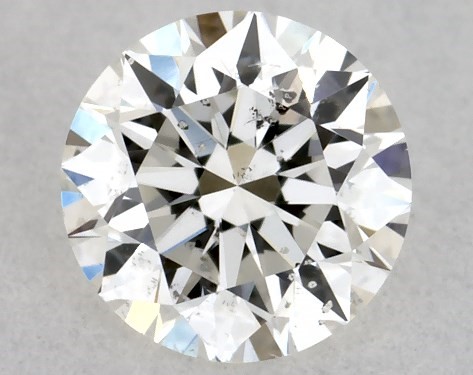 GIA 0.30 Carat H-SI2 Excellent Cut Round Diamond