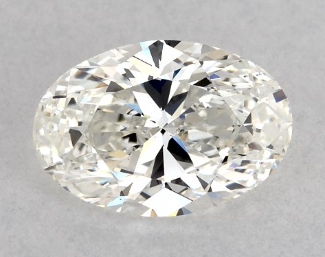 GIA 1.00 Carat H-VS2 Oval Cut Diamond