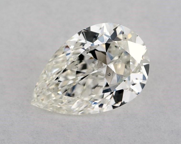 0.91 carat pear diamond, I SI1