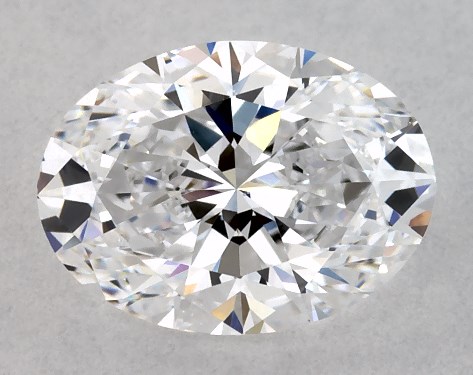 GIA 1.00 Carat D-VS2 Very Good Cut Oval Diamond