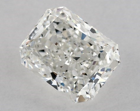 GIA 1.00 Carat H-VVS1 Ideal Cut Radiant Diamond