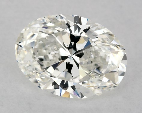 GIA 1.00 Carat H-VS2 Oval Cut Diamond