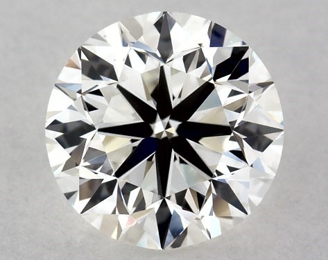 GIA 1.00 Carat H-VS1 Very Good Cut Round Diamond