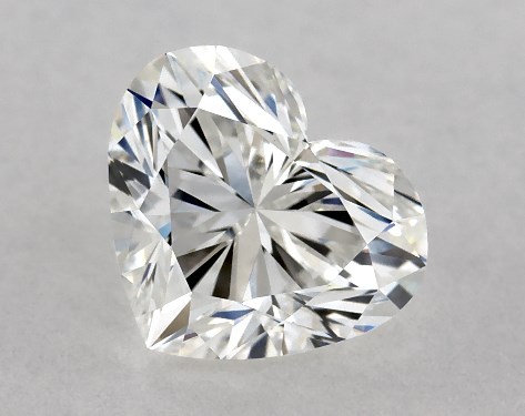 GIA 1.00 Carat G-VVS2 Ideal Cut Heart Diamond
