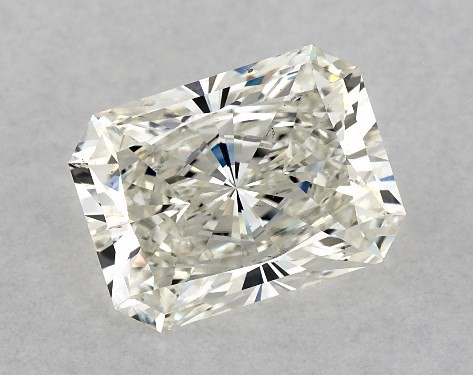 GIA 3.00 Carat J-SI1 Very Good Cut Radiant Diamond