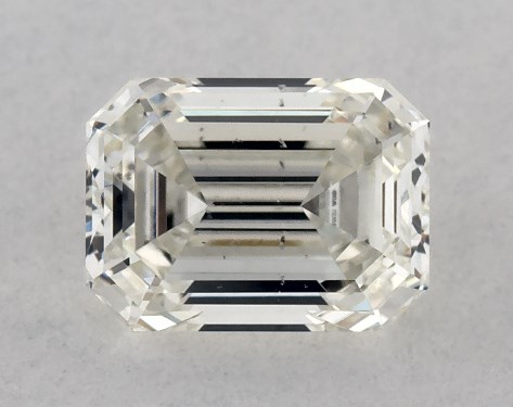 GIA 0.50 Carat K-SI2 Very Good Cut Emerald Diamond