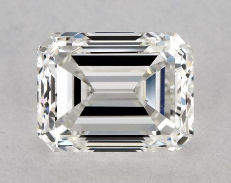 GIA 1.00 Carat H-VS2 Emerald Cut Diamond