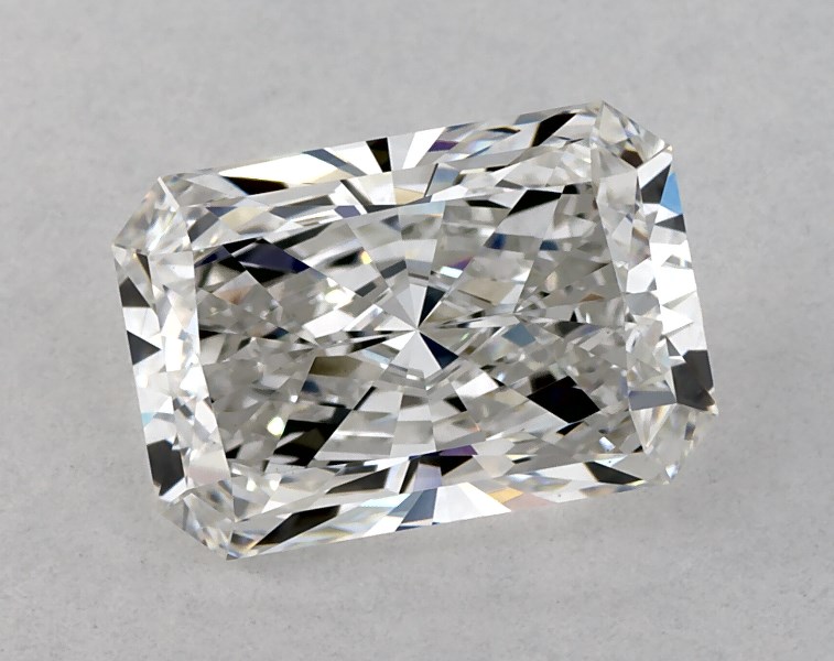 2.14 carat radiant diamond, F VS1