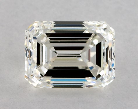 GIA 1.01 Carat H-VS2 Emerald Cut Diamond