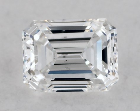 GIA 0.30 Carat D-SI1 Good Cut Emerald Diamond