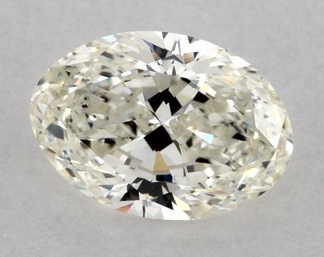 GIA 1.00 Carat K-SI2 Ideal Cut Oval Diamond