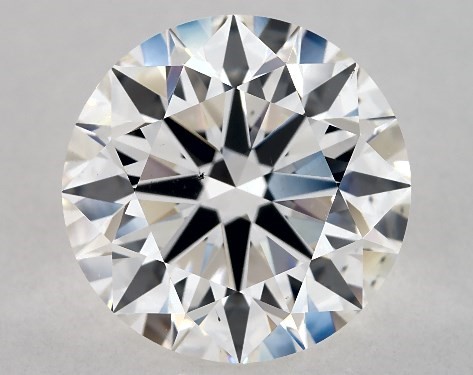 GIA 3.19 Carat H-VS2 Excellent Cut Round Diamond