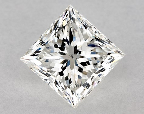 GIA 3.01 Carat H-VS2 Ideal Cut Princess Diamond