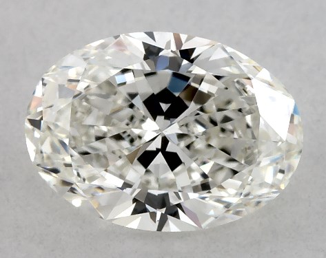 GIA 1.00 Carat H-VS2 Oval Cut Diamond