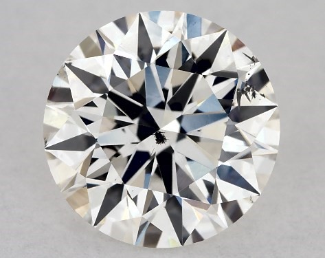 GIA 1.01 Carat H-SI2 Excellent Cut Round Diamond