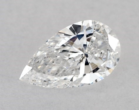 GIA 0.22 Carat D-SI1 Very Good Cut Pear Diamond