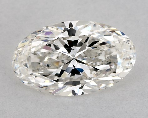 GIA 1.00 Carat H-VS2 Oval Cut Diamond