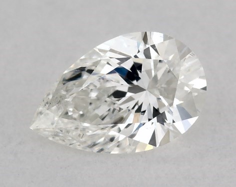 GIA 0.21 Carat G-SI1 Very Good Cut Pear Diamond