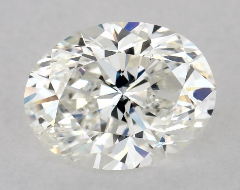 GIA 1.00 Carat H-VS2 Oval Cut Diamond