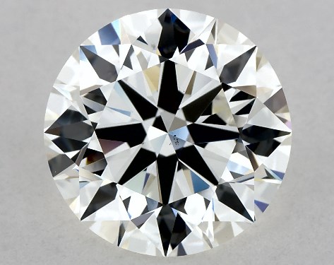 GIA 2.55 Carat H-VS2 Excellent Cut Round Diamond
