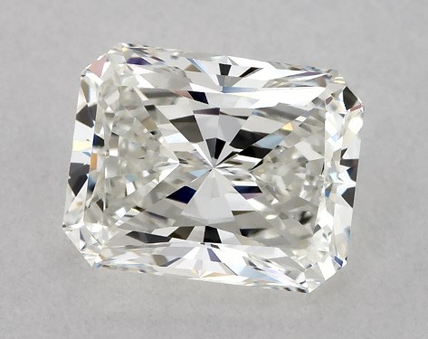 GIA 1.00 Carat H-VVS1 Ideal Cut Radiant Diamond