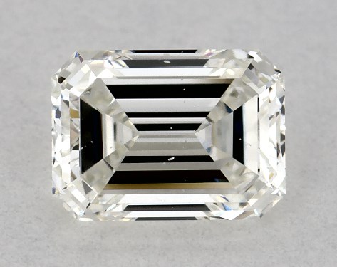 GIA 0.50 Carat I-SI2 Good Cut Emerald Diamond