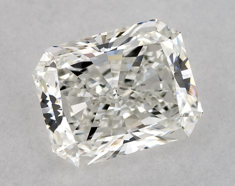 GIA 1.01 Carat H-VVS2 Ideal Cut Radiant Diamond